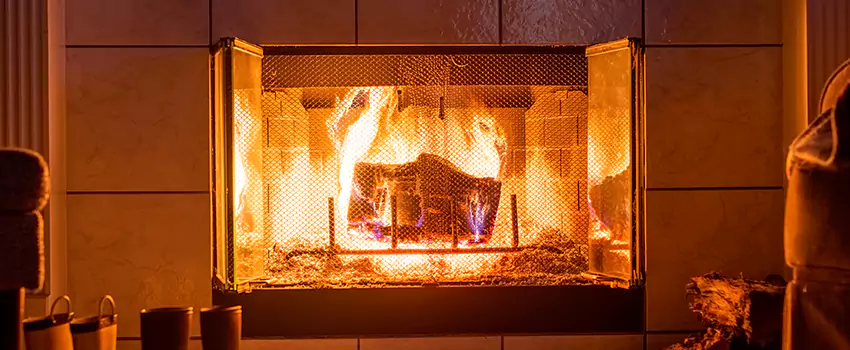 Mendota Hearth Landscape Fireplace Installation in Emporia, Kansas