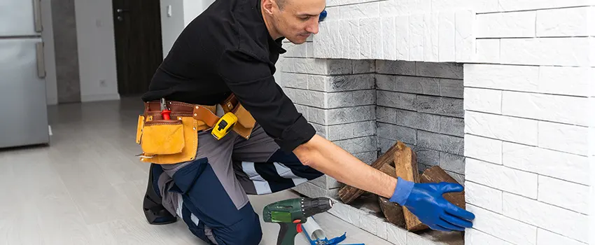 Fireplace Damaged Damper Frame Repair Services in Emporia, Kansas